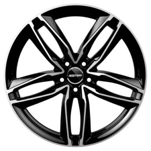 GMP ATOM 7.5X17 5X112 ET35/66.5 ČIERNY/LESK