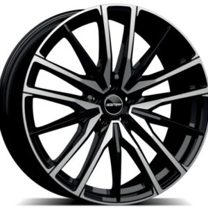 GMP SPARTA 9.5X22 5X112 ET37/66.6 ČIERNY/LESK