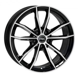 RIAL X12 7.5X18 5X112 ET25/66.5 ČIERNY/LESK