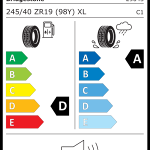 BRIDGESTONE L245/40 R19 POTENZA SPORT EVO 98Y XL RG ENLITEN