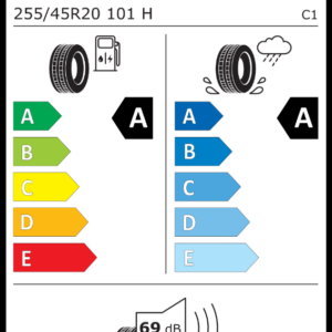 MICHELIN L255/45 R20 PRIMACY 5 ENERGY 101H