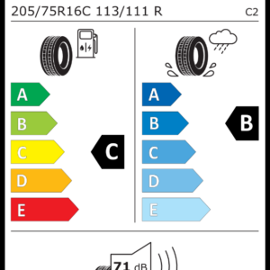 YOKOHAMA L205/75 113/111R BLUEARTH-VAN R16C