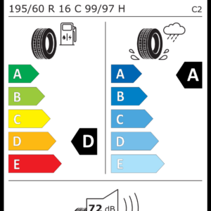 VREDESTEIN L195/60 R16C COMTRAC 2+ 99/97H