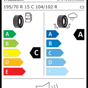 VREDESTEIN L195/70 R15C COMTRAC 2+ 104/102R